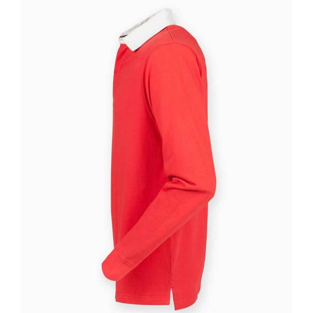 Front Row Mens Rugby Shirt / Red - Picture 3 of 3